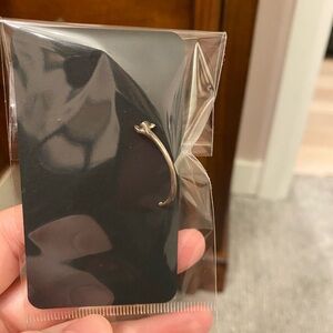 BirdsNBones Morelia Hoop (sterling silver cast from a bone)